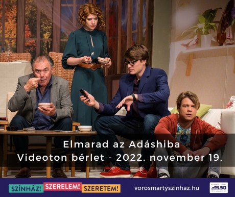 Elmarad a Vörösmarty Színház ma esti Adáshiba előadása és a közönségtalálkozó